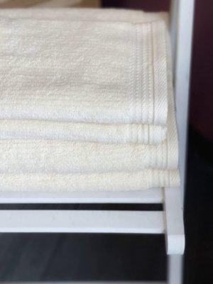 полотенце махровое imperial кремовое (48 × 80, кремовый)
