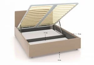 кровать prato (140 × 190, подъёмный механизм)