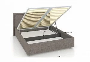 кровать bergamo (160 × 200, подъёмный механизм)
